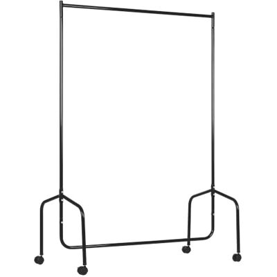 HOMCOM Portant à Vêtements Roulettes 140 Kg 120 x 60 x 170 cm Acier Noir Tringle a Vêtement Solide, Charge 140 Kg, Porte-Manteau HOMCOM Portant à Vêtements Roulettes 140 Kg 120 x 60 x 170 cm Acier Noir Tringle a Vêtement Solide, Charge 140 Kg, Porte-Manteau