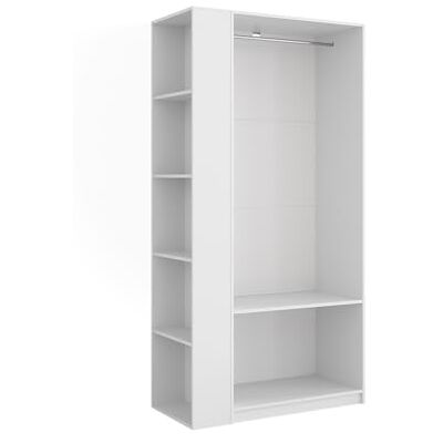 Vicco armoire "Elmo", Blanc, 80x200cm Lot de 2pour un rangement flexible des vêtements les plus divers Vicco armoire "Elmo", Blanc, 80x200cm Lot de 2pour un rangement flexible des vêtements les plus divers
