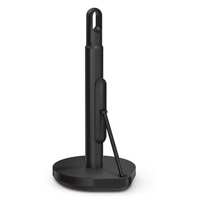 simplehuman Support de papier essuie-tout sur pied, très résistant, facile à déchirer d'une seule main, comptoir de cuisine, acier inoxydable noir simplehuman Support de papier essuie-tout sur pied, très résistant, facile à déchirer d'une seule main, comptoir de cuisine, acier inoxydable noir
