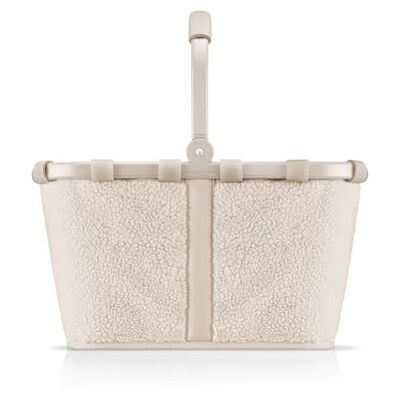 reisenthel carrybag – Panier de courses stable avec beaucoup d'espace de rangement et poche intérieure pratique – Design élégant et imperméable, Teddy Sable, Taille unique reisenthel carrybag – Panier de courses stable avec beaucoup d'espace de rangement et poche intérieure pratique – Design élégant et imperméable, Teddy Sable, Taille unique