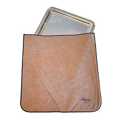 Hagerty Silver Guard Holloware Bag Sac pour vaisselle argentée et argentée 40x40 cm I Sac de rangement pratique en argent avec protection anti-ternissement I Housse de protection intégrale imprégnée Hagerty Silver Guard Holloware Bag Sac pour vaisselle argentée et argentée 40x40 cm I Sac de rangement pratique en argent avec protection anti-ternissement I Housse de protection intégrale imprégnée
