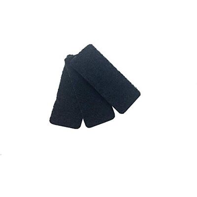 Rotho Bio Lot de 3 filtres de rechange pour poubelle à compost avec filtre à charbon actif, filtre à charbon actif, noir, 15,4 x 6,3 x 0,8 cm Rotho Bio Lot de 3 filtres de rechange pour poubelle à compost avec filtre à charbon actif, filtre à charbon actif, noir, 15,4 x 6,3 x 0,8 cm