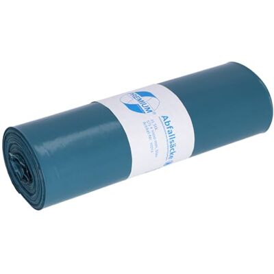 Deiss Sacs poubelle Premium Bleu 60 my, 70 l Deiss Sacs poubelle Premium Bleu 60 my, 70 l