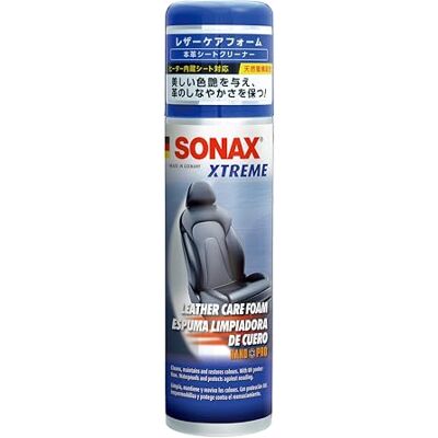SONAX XTREME Mousse cuirs (250 ml) nettoie, entretient et ravive les couleurs avec protection UV Réf: 02891000 SONAX XTREME Mousse cuirs (250 ml) nettoie, entretient et ravive les couleurs avec protection UV Réf: 02891000