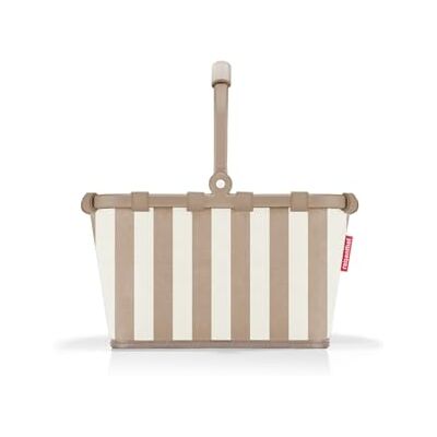reisenthel carrybag XS summerstripes coffee – Panier à provisions stable avec poche intérieure pratique – Design élégant et imperméable reisenthel carrybag XS summerstripes coffee – Panier à provisions stable avec poche intérieure pratique – Design élégant et imperméable
