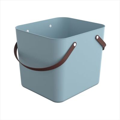 Rotho Albula Panier à provisions en plastique recyclé Turquoise 40 l 39,8 x 35,5 x 34 cm Rotho Albula Panier à provisions en plastique recyclé Turquoise 40 l 39,8 x 35,5 x 34 cm