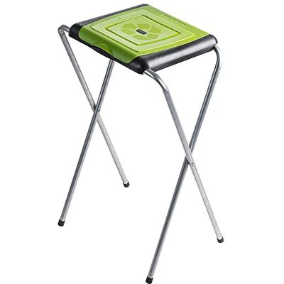 KADAX Support pour sacs poubelle, tri sélectif, solide, avec couvercle en plastique, simple, vert KADAX Support pour sacs poubelle, tri sélectif, solide, avec couvercle en plastique, simple, vert