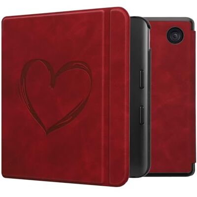 kwmobile Étui compatible avec Kobo Libra Colour coque Étui à rabat magnétique tabletteeReader similicuir rouge foncé kwmobile Étui compatible avec Kobo Libra Colour coque Étui à rabat magnétique tabletteeReader similicuir rouge foncé