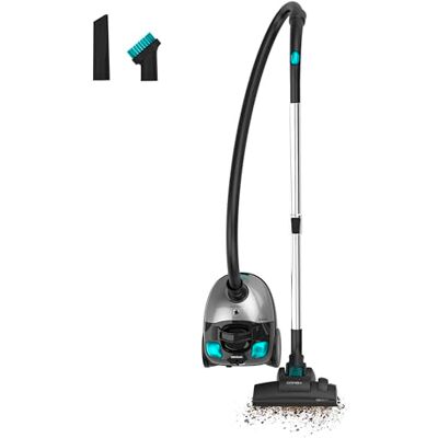 Cecotec Aspirateur de traîneau avec sac 2 l Conga Powerbag 2000 Compact Plus. 800 W, filtre haute efficacité, tube télescopique métallique, accessoires pour meubles et coins Cecotec Aspirateur de traîneau avec sac 2 l Conga Powerbag 2000 Compact Plus. 800 W, filtre haute efficacité, tube télescopique métallique, accessoires pour meubles et coins