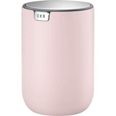 EKO Mini poubelle de table avec couvercle basculant 1,5 l Petite poubelle de bureau ronde pour bureau, salle de bain, bureau, chambre à coucher Corbeille à papier mignonne (rose) EKO Mini poubelle de table avec couvercle basculant 1,5 l Petite poubelle de bureau ronde pour bureau, salle de bain, bureau, chambre à coucher Corbeille à papier mignonne (rose)