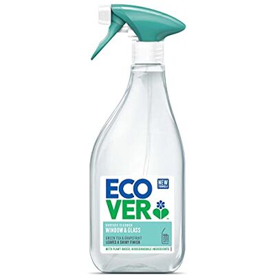 Ecover Nettoyant pour vitres, thé vert et pamplemousse, 500 ml Ecover Nettoyant pour vitres, thé vert et pamplemousse, 500 ml