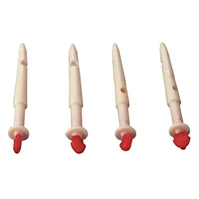Kerbl Lot de 10 canules pour tétines 4,5 cm Kerbl Lot de 10 canules pour tétines 4,5 cm