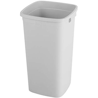 Rotho Pro Modo Poubelle 60l sans couvercle, Plastique (PP) sans BPA, gris, 60l (39.0 x 39.0 x 65.0 cm) Rotho Pro Modo Poubelle 60l sans couvercle, Plastique (PP) sans BPA, gris, 60l (39.0 x 39.0 x 65.0 cm)