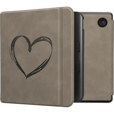 kwmobile Étui compatible avec Kobo Libra Colour coque Étui à rabat magnétique tabletteeReader similicuir gris kwmobile Étui compatible avec Kobo Libra Colour coque Étui à rabat magnétique tabletteeReader similicuir gris