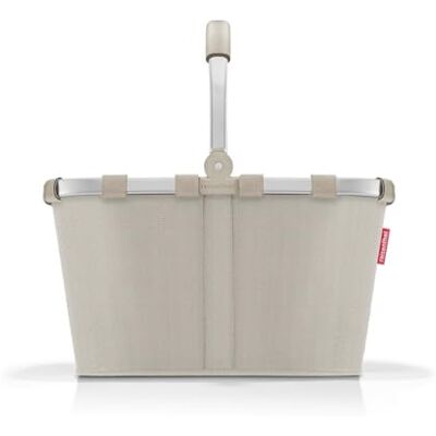 reisenthel Carrybag Herringbone Sable – Panier à provisions stable avec beaucoup d'espace de rangement et poche intérieure pratique – Design élégant et imperméable reisenthel Carrybag Herringbone Sable – Panier à provisions stable avec beaucoup d'espace de rangement et poche intérieure pratique – Design élégant et imperméable