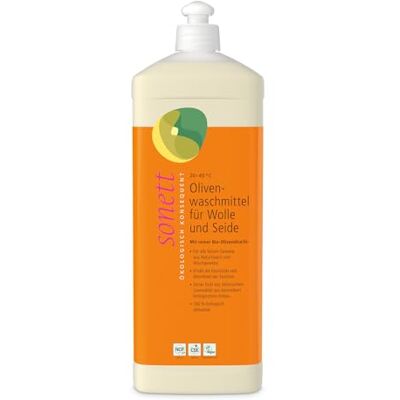 Sonett Lessive à l olive pour le coton et la soie : Pour tous les tissus fins en fibres naturelles et tissus mélangés. Sonett Lessive à l olive pour le coton et la soie : Pour tous les tissus fins en fibres naturelles et tissus mélangés.