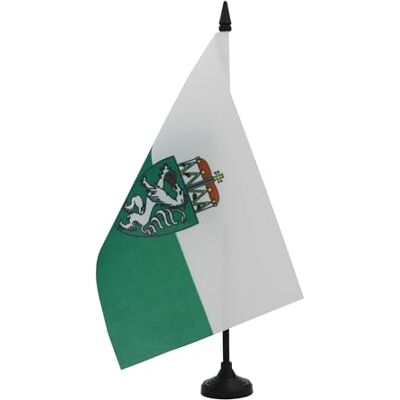 AZ FLAG Drapeau de Table Styrie 21x14 cm Polyester 100D Socle Plastique Usage intérieur Drapeau de bureau autrichien Steiermark finition cousue et bords renforcés AZ FLAG Drapeau de Table Styrie 21x14 cm Polyester 100D Socle Plastique Usage intérieur Drapeau de bureau autrichien Steiermark finition cousue et bords renforcés