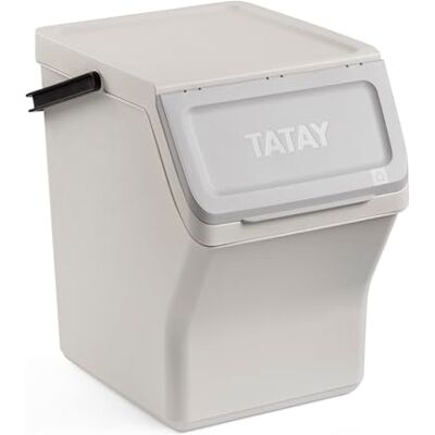 TATAY Poubelle de Recyclage Easy Waste 20 L, 35 x 27 x 36 cm Poubelle de Recyclage Easy Waste 35 x 27 x 36 cm Finition de Couleur Capacité de 20 L Usage Quotidien, Blanc TATAY Poubelle de Recyclage Easy Waste 20 L, 35 x 27 x 36 cm Poubelle de Recyclage Easy Waste 35 x 27 x 36 cm Finition de Couleur Capacité de 20 L Usage Quotidien, Blanc
