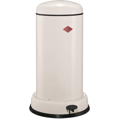 WESCO Collecteur de déchets Baseboy de couleur sable mat, tôle d'acier revêtue par pulvérisation, volume de 20 litres, insert en métal, amortisseur intégré, pédale en métal avec surface de marche en WESCO Collecteur de déchets Baseboy de couleur sable mat, tôle d'acier revêtue par pulvérisation, volume de 20 litres, insert en métal, amortisseur intégré, pédale en métal avec surface de marche en