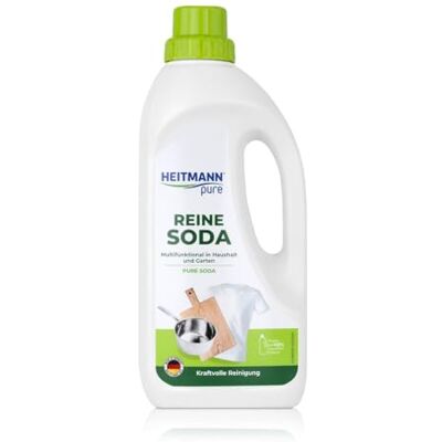 Soda pure Nettoyant polyvalent pour la graisse, la saleté, les taches et les odeurs Naturel Pour la maison et le jardin 1 l Soda pure Nettoyant polyvalent pour la graisse, la saleté, les taches et les odeurs Naturel Pour la maison et le jardin 1 l
