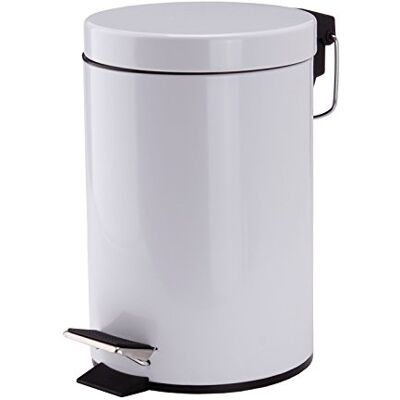 MSV 100160 Poubelle Inox/Polypropylène Blanc 5 L MSV 100160 Poubelle Inox/Polypropylène Blanc 5 L