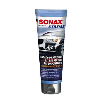 SONAX Xtreme Gel pour plastiques extérieurs auto (250 ml) renouvelle et protège les pièces en plastique de la voiture grâce aux nanoparticules Art. N° 02101410-820 SONAX Xtreme Gel pour plastiques extérieurs auto (250 ml) renouvelle et protège les pièces en plastique de la voiture grâce aux nanoparticules Art. N° 02101410-820