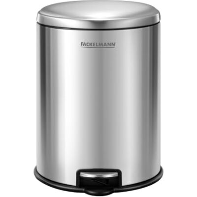 Fackelmann MILANO Pedal-Abfallsammler 3L Stainless Steel mat – Eleganter Abfalleimer aus mattem Edelstahl, integrierte Beutelhalterung, Geeignet für Bad & Gäste-WC Fackelmann MILANO Pedal-Abfallsammler 3L Stainless Steel mat – Eleganter Abfalleimer aus mattem Edelstahl, integrierte Beutelhalterung, Geeignet für Bad & Gäste-WC