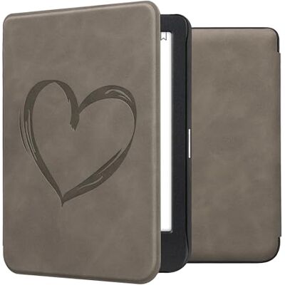 kwmobile Étui compatible avec Kobo Clara BW/Colour coque Étui à rabat magnétique tabletteeReader similicuir gris kwmobile Étui compatible avec Kobo Clara BW/Colour coque Étui à rabat magnétique tabletteeReader similicuir gris