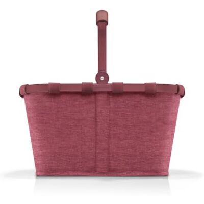 reisenthel Carrybag – Panier à provisions stable avec beaucoup d'espace de rangement et poche intérieure pratique – Design élégant et imperméable, Marron torsadé, Einheitsgröße, Panier de courses reisenthel Carrybag – Panier à provisions stable avec beaucoup d'espace de rangement et poche intérieure pratique – Design élégant et imperméable, Marron torsadé, Einheitsgröße, Panier de courses