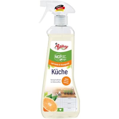 Poliboy Nettoyant bio pour cuisine – Nettoyage actif et puissant avec mousse de savon pour toute la cuisine – Vegan – Vaporisateur – 500 ml – Fabriqué en Allemagne Poliboy Nettoyant bio pour cuisine – Nettoyage actif et puissant avec mousse de savon pour toute la cuisine – Vegan – Vaporisateur – 500 ml – Fabriqué en Allemagne
