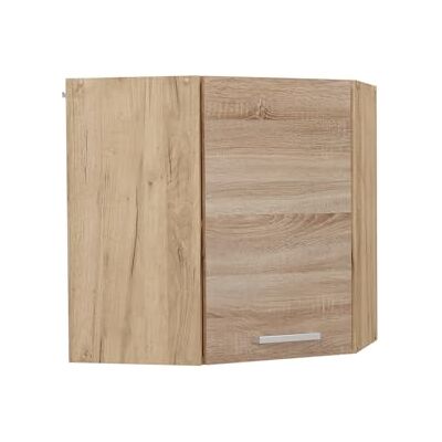 Vicco Elément haut de cuisine "R-Line", Sonoma, 57cm Relie deux côtés de la cuisine · 1 Tablette · 1 Porte · Profondeur – 31 cm · Solution d’angle gain de place ✓ Vicco Elément haut de cuisine "R-Line", Sonoma, 57cm Relie deux côtés de la cuisine · 1 Tablette · 1 Porte · Profondeur – 31 cm · Solution d’angle gain de place ✓