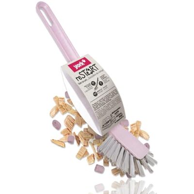 York Restart Brosse à vaisselle avec poils résistants Idéal comme brosse de cuisine (couleur chiné) York Restart Brosse à vaisselle avec poils résistants Idéal comme brosse de cuisine (couleur chiné)