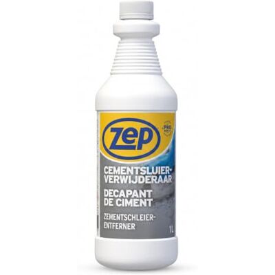 Zep Décapant de Ciment 1 L – Élimine Voile de Ciment, Calcaire et Résidus de Mortier du Carrelage, Briques et Maçonnerie – Aussi pour Ardoise, Granit et Quartzite Zep Décapant de Ciment 1 L – Élimine Voile de Ciment, Calcaire et Résidus de Mortier du Carrelage, Briques et Maçonnerie – Aussi pour Ardoise, Granit et Quartzite