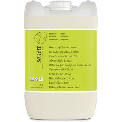 Sonett Lemon Détergent pour lave-vaisselle 20 l Sonett Lemon Détergent pour lave-vaisselle 20 l