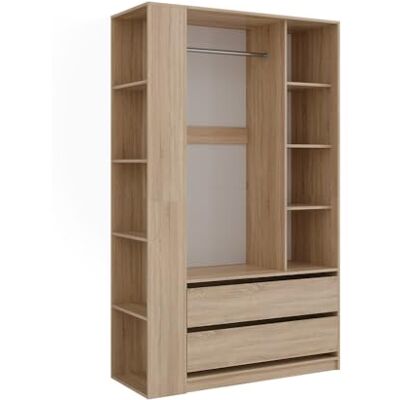 Vicco Armoire "Elmo", Sonoma, 50x200cm Lot de 2pour un rangement flexible des vêtements les plus divers Vicco Armoire "Elmo", Sonoma, 50x200cm Lot de 2pour un rangement flexible des vêtements les plus divers