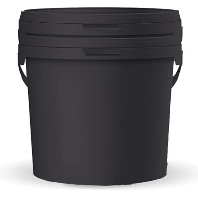 POSH Lot de 2 Seaux avec Couvercle 3 L, Noirs Qualité Alimentaire Anti-fuite, Inodore, Robuste et Hermétique, avec Anse POSH Lot de 2 Seaux avec Couvercle 3 L, Noirs Qualité Alimentaire Anti-fuite, Inodore, Robuste et Hermétique, avec Anse