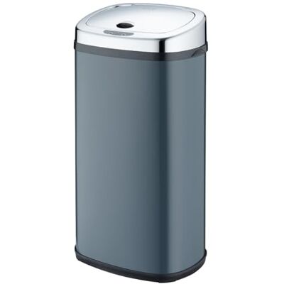 KITCHEN MOVE BAT-42LS02A LARGO Poubelle de Cuisine Automatique Forme Carré Acier Inoxydable/ABS Gris Mat 32 x 25 x 64 cm KITCHEN MOVE BAT-42LS02A LARGO Poubelle de Cuisine Automatique Forme Carré Acier Inoxydable/ABS Gris Mat 32 x 25 x 64 cm