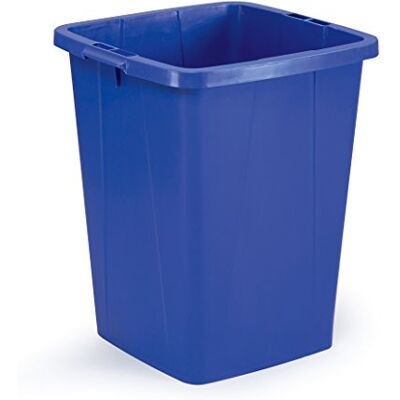 Durable 1800474040 Poubelle/Corbeille de Recyclage Durabin 90 Litres, Alimentaire, avec Poignées de Transport, Bleu Durable 1800474040 Poubelle/Corbeille de Recyclage Durabin 90 Litres, Alimentaire, avec Poignées de Transport, Bleu