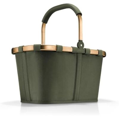 reisenthel Carrybag – Panier à provisions stable avec beaucoup d'espace de rangement et poche intérieure pratique – Design élégant et imperméable, Forest Gold, Einheitsgröße, Décontracté reisenthel Carrybag – Panier à provisions stable avec beaucoup d'espace de rangement et poche intérieure pratique – Design élégant et imperméable, Forest Gold, Einheitsgröße, Décontracté