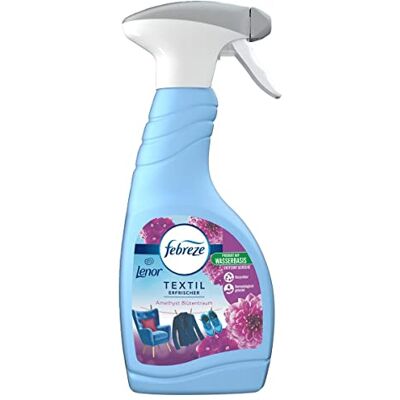 Febreze Lenor Spray désodorisant pour textile Améthyste Rêve de fleurs élimine les odeurs et laisse un parfum frais Febreze Lenor Spray désodorisant pour textile Améthyste Rêve de fleurs élimine les odeurs et laisse un parfum frais