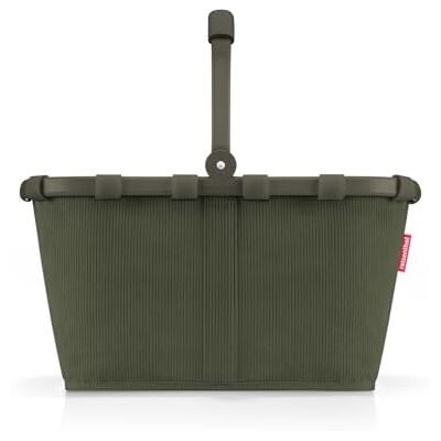 reisenthel carrybag – Panier de courses stable avec beaucoup d'espace de rangement et poche intérieure pratique – Design élégant et imperméable, Cordon Dark Matcha, 28 x 48 x 29 cm, Classique et reisenthel carrybag – Panier de courses stable avec beaucoup d'espace de rangement et poche intérieure pratique – Design élégant et imperméable, Cordon Dark Matcha, 28 x 48 x 29 cm, Classique et