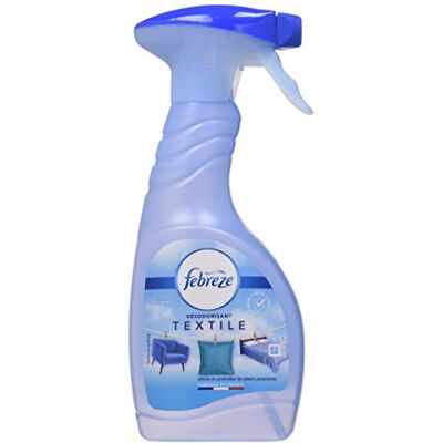 Febreze Textile Spray Désodorisant (500 ml), Élimine Les Odeurs Emprisonnées Dans Les Tissus, Classique Febreze Textile Spray Désodorisant (500 ml), Élimine Les Odeurs Emprisonnées Dans Les Tissus, Classique