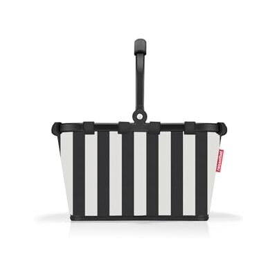 reisenthel carrybag XS – Panier de courses stable au format XS avec poche intérieure pratique – Design élégant et imperméable, Été à rayures noires, Einheitsgröße, Moderne reisenthel carrybag XS – Panier de courses stable au format XS avec poche intérieure pratique – Design élégant et imperméable, Été à rayures noires, Einheitsgröße, Moderne
