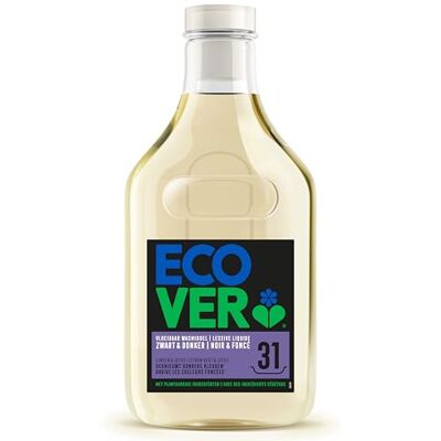 Ecover Lessive Liquide Noir et Foncé, Ravive les Couleurs Foncées, Parfum Citron Vert et Lotus, 31 Lavages, 1.43L Ecover Lessive Liquide Noir et Foncé, Ravive les Couleurs Foncées, Parfum Citron Vert et Lotus, 31 Lavages, 1.43L