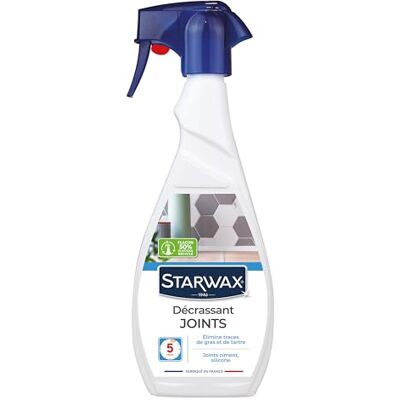 STARWAX Décrassant pour Joints 500ml Idéal pour Décrasser les Joints lot de 3 STARWAX Décrassant pour Joints 500ml Idéal pour Décrasser les Joints lot de 3