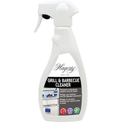 Hagerty Nettoyant pour barbecue et barbecue I Nettoyant pour barbecue et dégraissant I Élimination rapide des résidus brûlés sur l'acier, l'acier inoxydable, la fonte et les surfaces émaillées I Hagerty Nettoyant pour barbecue et barbecue I Nettoyant pour barbecue et dégraissant I Élimination rapide des résidus brûlés sur l'acier, l'acier inoxydable, la fonte et les surfaces émaillées I
