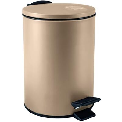 Spirella Adelar Poubelle à Pédale 3L Design Compact 16,8 x 16,8 x 25 cm Couleur Cappuccino Couvercle Amovible Idéal pour Cuisine et Salle de Bain Matériau Hygiénique Spirella Adelar Poubelle à Pédale 3L Design Compact 16,8 x 16,8 x 25 cm Couleur Cappuccino Couvercle Amovible Idéal pour Cuisine et Salle de Bain Matériau Hygiénique