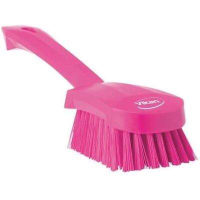 Vikan Hygiène Brosse à vaisselle Avec manche court Fibres dures Rose Vikan Hygiène Brosse à vaisselle Avec manche court Fibres dures Rose
