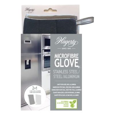 Hagerty Microfiber Glove Gants en microfibre 23 x 13 cm I Gant de nettoyage pour surfaces en acier brossé chromé aluminium inox I Anti-rayures et non pelucheux I Sans produits chimiques Hagerty Microfiber Glove Gants en microfibre 23 x 13 cm I Gant de nettoyage pour surfaces en acier brossé chromé aluminium inox I Anti-rayures et non pelucheux I Sans produits chimiques