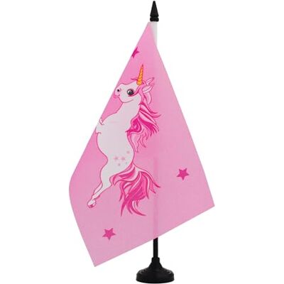 AZ FLAG Drapeau de Table Licorne rose 21x14 cm Socle Plastique Usage intérieur Drapeau de bureau avec une licorne finition cousue et bords renforcés polyester 100D AZ FLAG Drapeau de Table Licorne rose 21x14 cm Socle Plastique Usage intérieur Drapeau de bureau avec une licorne finition cousue et bords renforcés polyester 100D